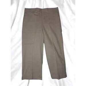 Alfred Dunner Tan Classic Fit Size 6P Capri Pant